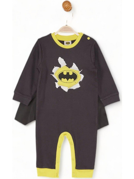DC Cimpa Batman Φορμάκι Μακρυμάνικο για Αγόρι Μαύρο BM21656