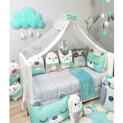 Baby Star Tiny Friends Σετ Κούνιας Veraman 3τμχ