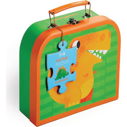 Παιδικό Puzzle Crocodile Creek Τα πρώτα Μου Δεινόσαυροι 6 + 9 + 12 Κομμάτια