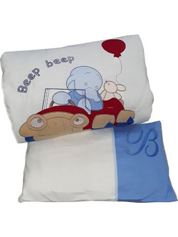 Beboulino Car Σετ Κούνιας Blue/White 3τμχ