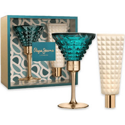 Pepe Jeans London Calling For Her Coffret Eau de Parfum 80ml + Body Lotion 80ml Green