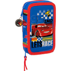 Safta Cars Race Ready Κασετίνα Γεμάτη με 2 Θήκες Μπλε 412411854