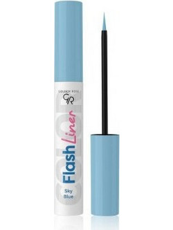 Golden Rose Flash Liner 103 Sky Blue Colored Πινέλο Eyeliner