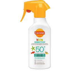 Carroten Kids Suncare Sensitive Παιδικό Αντηλιακό Spray Προσώπου & Σώματος SPF50+ 270ml