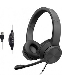 Lamtech LAM113072 On Ear Ακουστικά Υπολογιστή με Μικρόφωνο & USB-A