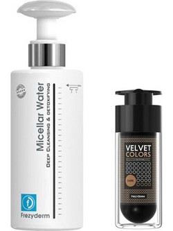Frezyderm Velvet Dark Medium Make-Up 30ml + Micellar Water 200ml