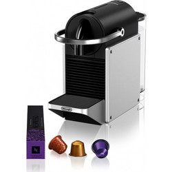 DeLonghi Espresso Pixie EN127.S Καφετιέρα Espresso για Kάψουλες Nespresso 19bar Silver