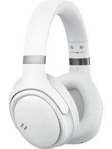 Havit H630BT Pro Ενσύρματα & Ασύρματα Bluetooth Ακουστικά Over Ear με Noise Cancelling Λευκά