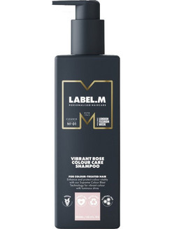 Label.m Vibrant Rose Colour Care Σαμπουάν για Προστασία Χρώματος για Βαμμένα Μαλλιά 300ml