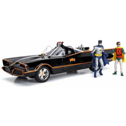 Jada Batman Batmobile Classic 1966 Batman & Robin Σετ Φιγούρες Δράσης για 8+ Ετών
