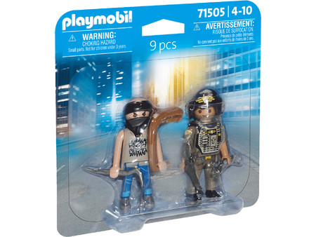 Playmobil Duo Pack Κλέφτης & Αστυνόμος 71505