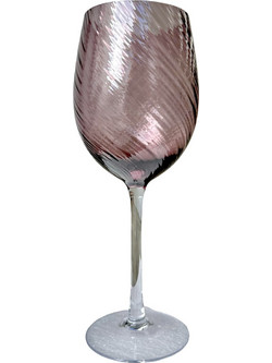 HFA Σετ Ποτήρια Κρασιού Γυάλινα Κολωνάτα Style Purple 580ml 6τμχ 5420113