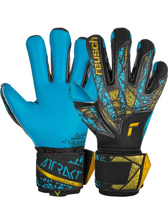 Reusch Attrakt Aqua FS Γάντια Τερματοφύλακα με Προστατευτικά Πολύχρωμα 5470450-7714