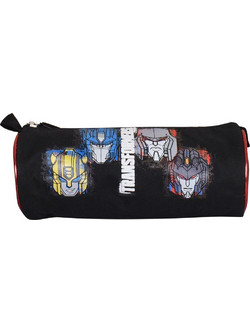 SunCe Transformers Get Ready Κασετίνα Βαρελάκι Μαύρη TRGR09723
