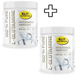 Elit Nutrition 100% Pure L-Glutamine Lemonade 2x300gr