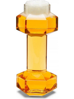 The Dumbbell Winning Source Beer Glass Ποτήρι Μπύρας Γυάλινο 600ml