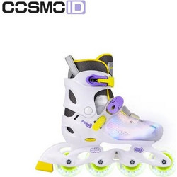 Micro Cosmo ID Candy Inline Αυξομειούμενα Rollers Παιδικά Λευκά CIS-CF-WH