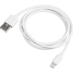 Akyga USB-A to Lightning Cable 1m White 5901720136176