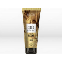 Farcom Go Vibrant Color Revive Beige Χρωμομάσκα Μαλλιών 200ml