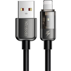 Mcdodo CA-3141 Braided USB-A to Lightning Cable 2W 1.8m Black 6921002631419