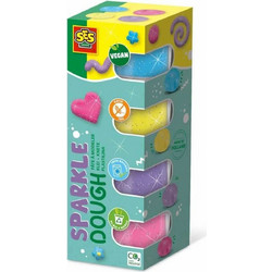 SES Creative Feel Good Dough Sparkle 4x4τμχ