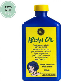 Lola Cosmetics Argan Oil Σαμπουάν για Επανόρθωση για Ταλαιπωρημένα Μαλλιά 250ml