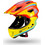 Rockbros TT-32SOYB Παιδικό Κράνος Ποδηλάτου Βουνού / Downhill / BMX / Dirt Full Face Πορτοκαλί Κίτρινο