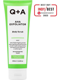 Q+A AHA Exfoliator Scrub Σώματος 250ml