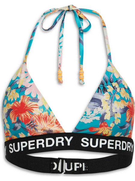 Superdry Bikini Top Τριγωνάκι Floral Πολύχρωμο W3010400A-2CT