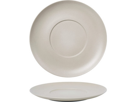 Baralee Πιάτα Ρηχά Πορσελάνης Gourmet Fine Plus Κρεμ 25.5cm 6τμχ 095045A-L010