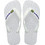 Havaianas Brasil Logo Ανδρικές Σαγιονάρες Λευκές 4110850-0001