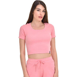Target Γυναικείο Αθλητικό Crop Top Φούξια S24/66504-02