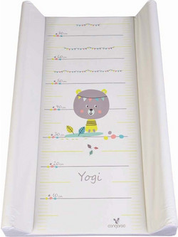 Cangaroo Yogi Σκληρή Αλλαξιέρα Μωρού Πλαστική 80x50cm Λευκή