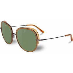 Vuarnet VL1629 0002 Γυναικεία Γυαλιά Ηλίου Aviator Μεταλλικά Ασημί με Πράσινο Polarized Φακό