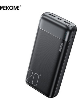 WK WP-02 250777 Power Bank 20000mAh 12W με 2 Θύρες USB-A & Θύρα USB-C