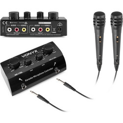 Vonyx AV430B MIXER-CONTROLLER Σύστημα Kαραόκε με Ενσύρματο Μικρόφωνο