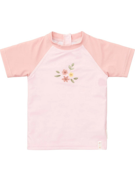Little Dutch Flower Βρεφικό Μαγιό Μπλούζα για Κορίτσι Ροζ