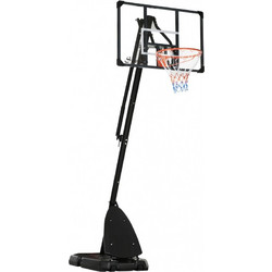 Sportnow Μπασκέτα με Βάση και Ρυθμιζόμενο Ύψος 236-293cm A61-045V00BK