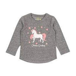Losan Παιδικό T-Shirt Μακρυμάνικο Γκρι LKGAP030323032