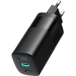 Havit Φορτιστής χωρίς Καλώδιο με Θύρα USB-A & 2 Θύρες USB-C 65W Quick Charge 3.0 UC10 Black