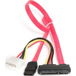 Cablexpert CC-SATA-C1 Καλώδιο Σκληρού Δίσκου 7-Pin SATA III to 4-Pin Molex Female & 22-Pin SATA 0.35m Red