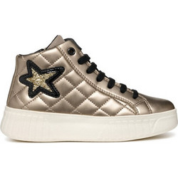 Geox Mikiroshi Παιδικά Sneakers Μποτάκια Χρυσά J46DVA000NFC2229