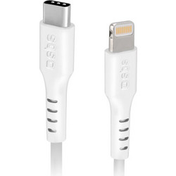 SBS USB-C to Lightning Cable 1m White CABLELIGTC1W