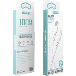 Treqa CA-8763 USB-A to USB-C 1m White 5-30502120