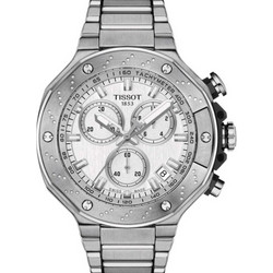 Tissot T-Race Ανδρικό Ρολόι Χρονογράφος με Ασημί Μεταλλικό Μπρασελέ T141.417.11.031.00