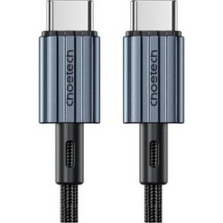 Choetech XCC-1014 Braided USB-C to USB-C 60W 1.2m Black 6932112104977
