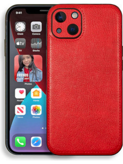 Bodycell Prestige Leather Back Cover Red (iPhone 14)