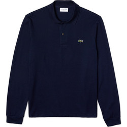 Lacoste Ανδρική Μπλούζα Polo Μακρυμάνικη Navy Μπλε L1312-166