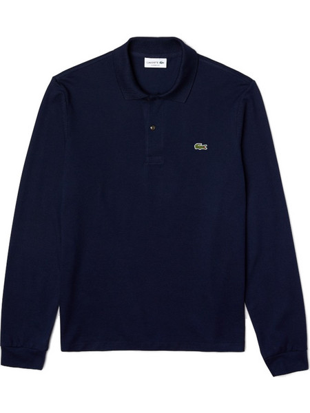 Lacoste Ανδρική Μπλούζα Polo Μακρυμάνικη Navy Μπλε L1312-166