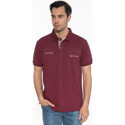 Origin Ανδρική Μπλούζα Polo Κοντομάνικη Μπορντό 232720
